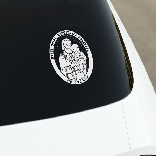 naljepnica (za auto) / Sv. Josip, Naljepnice